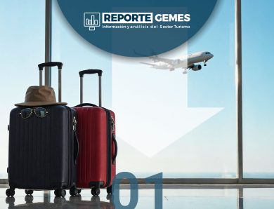 Fuerte disminución en la llegada de turistas por vía aérea en marzo: -8.1% anual.