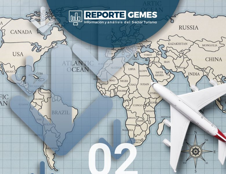 En el periodo enero-septiembre siete de los doce principales mercados de origen de los turistas por vía aérea presentan disminuciones.