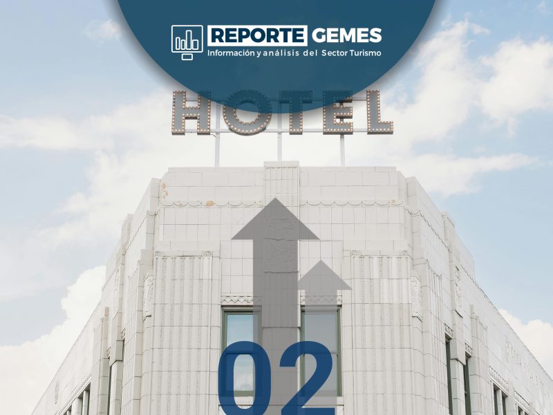 Ligero incremento en la llegada de turistas nacionales a hoteles de los principales destinos turísticos del país durante el año 2025.