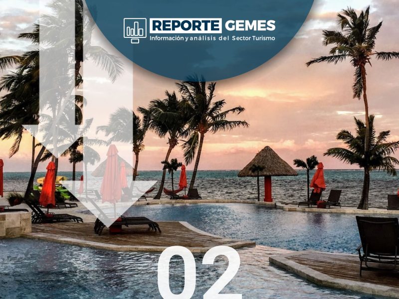 Disminuye la llegada de turistas internacionales a los destinos de playa en -8.7% y -6.7% a  los destinos de ciudad.